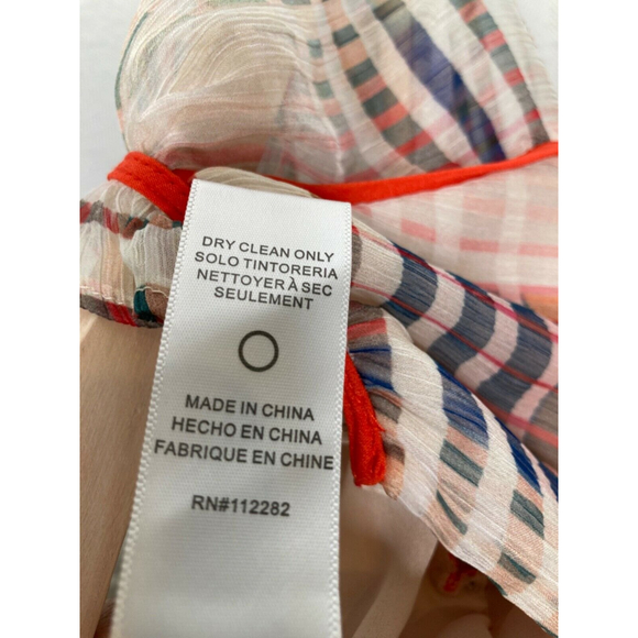 Anthropologie Adelyn Rae Grid Graphic Romper Ruffle Lined Size Small - Picture 9 of 12